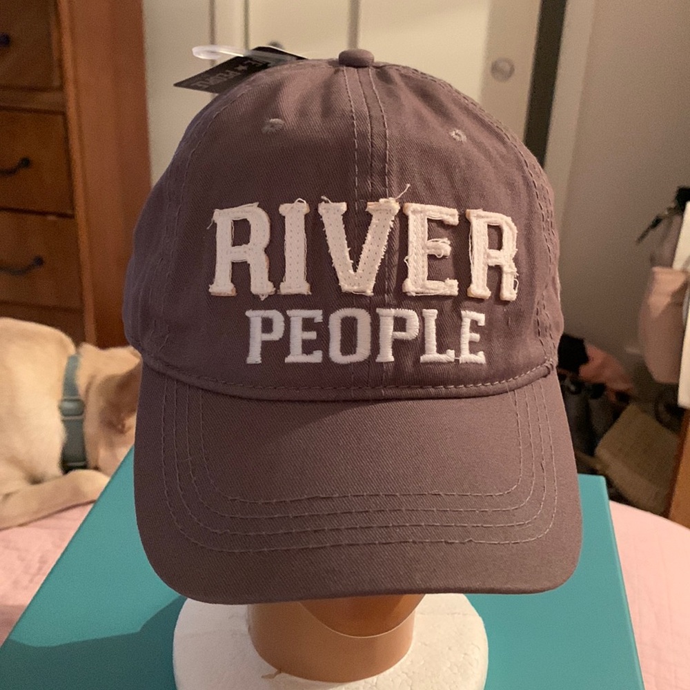 We the People Dark Gray “River People” Baseball Cap.  NWT